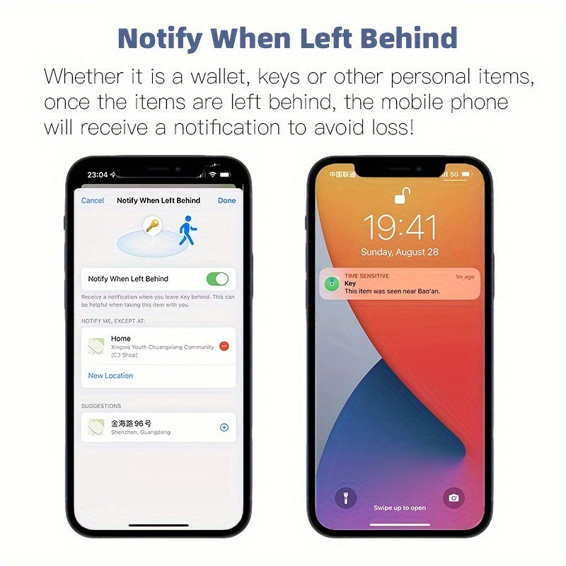 Smart Tag: Rastreador GPS para Llaves, Bolsos, Mascotas y Objetos Perdidos - Compatible con iOS