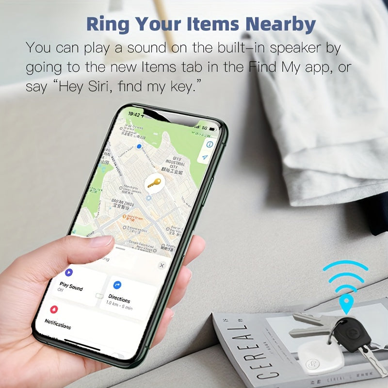 Smart Tag: Rastreador GPS para Llaves, Bolsos, Mascotas y Objetos Perdidos - Compatible con iOS