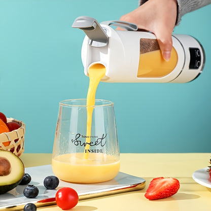 USB-Powered Portable Blender - 15.22 Oz Compact Smoothie Maker with LED Display