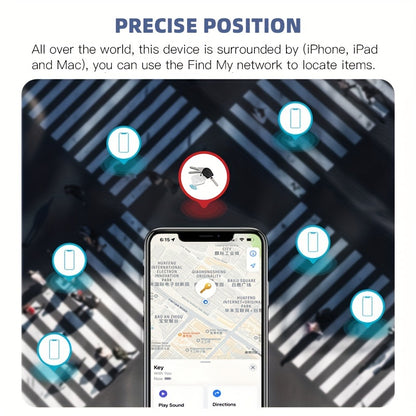 Smart Tag: Rastreador GPS para Llaves, Bolsos, Mascotas y Objetos Perdidos - Compatible con iOS