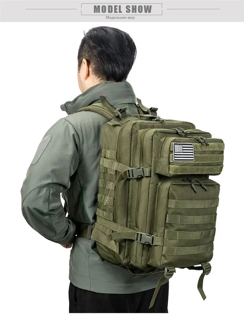 Tactical Backpack for Outdoor Adventures 45L