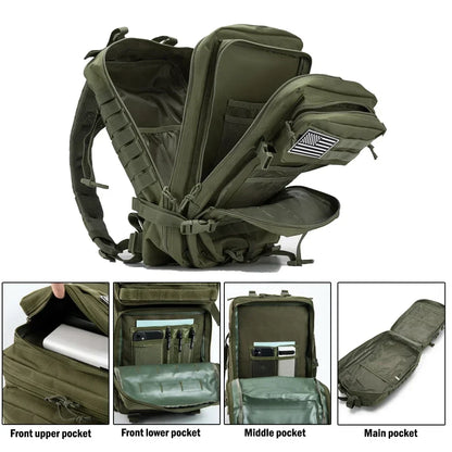 Tactical Backpack for Outdoor Adventures 45L