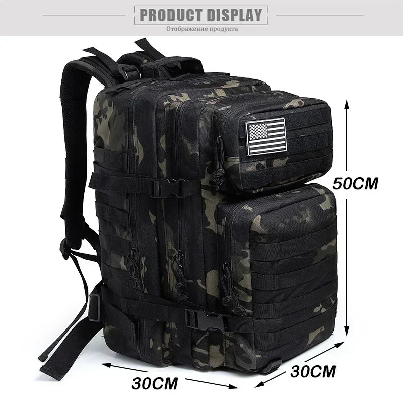 Tactical Backpack for Outdoor Adventures 45L