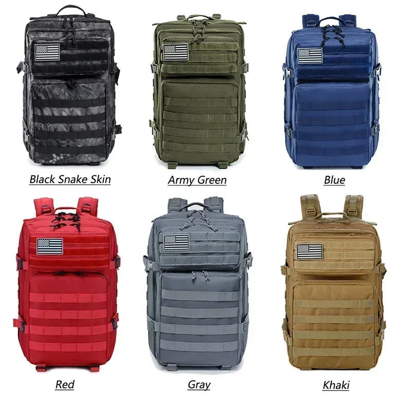 Tactical Backpack for Outdoor Adventures 45L