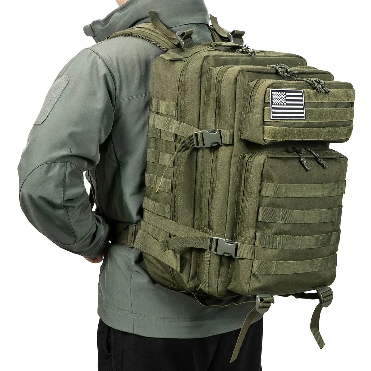 Tactical Backpack for Outdoor Adventures 45L